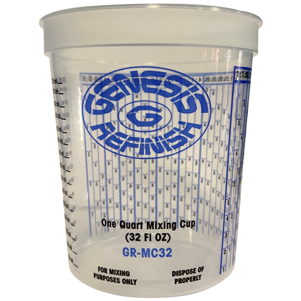 Paint Mixing Cups Quart With Graduations PPG Compare To EZMix 70032 10 Pack
