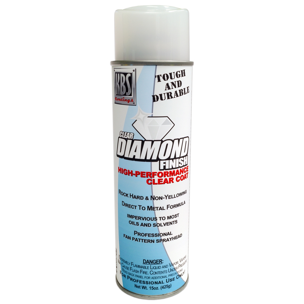 KBS Coatings Diamond Finish Clear Gloss Finish DTM Aerosol - 8114