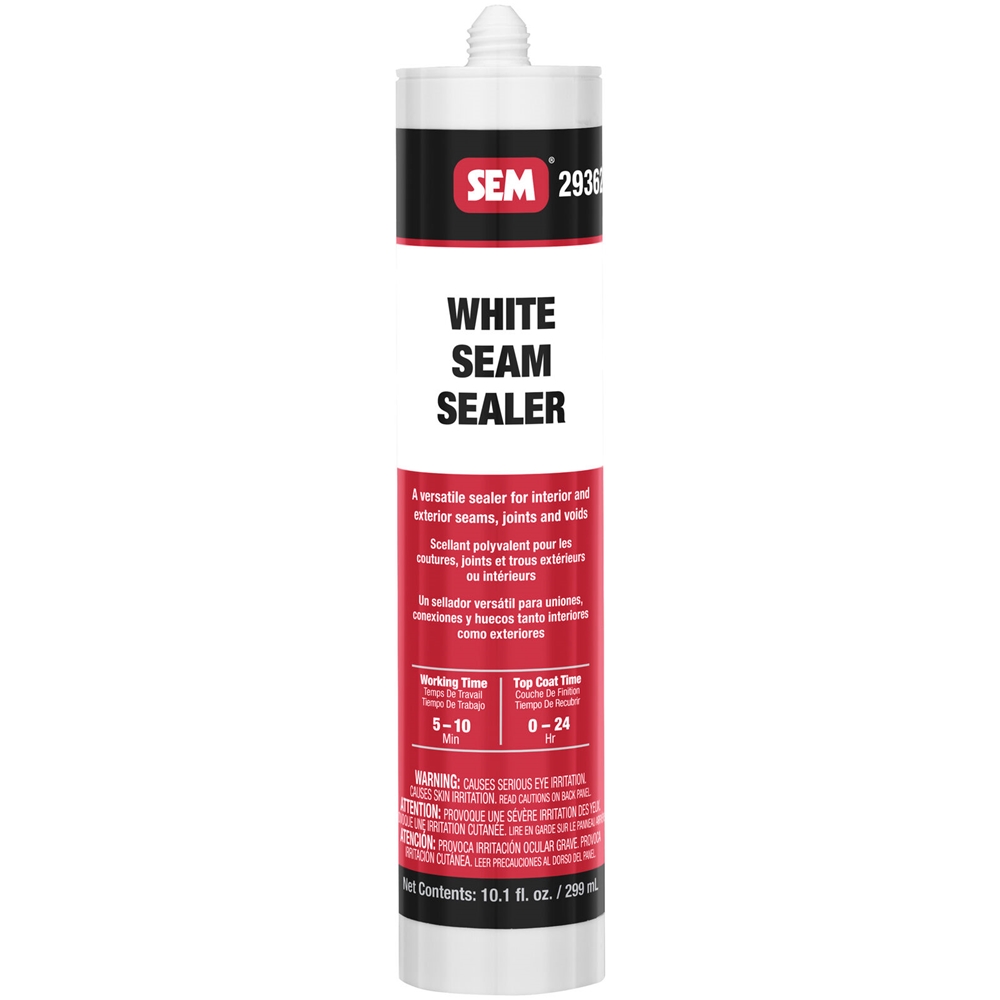 Genesis Auto Body Supply - SEM Seam Sealer White 10.1 Oz. Tube - 29362