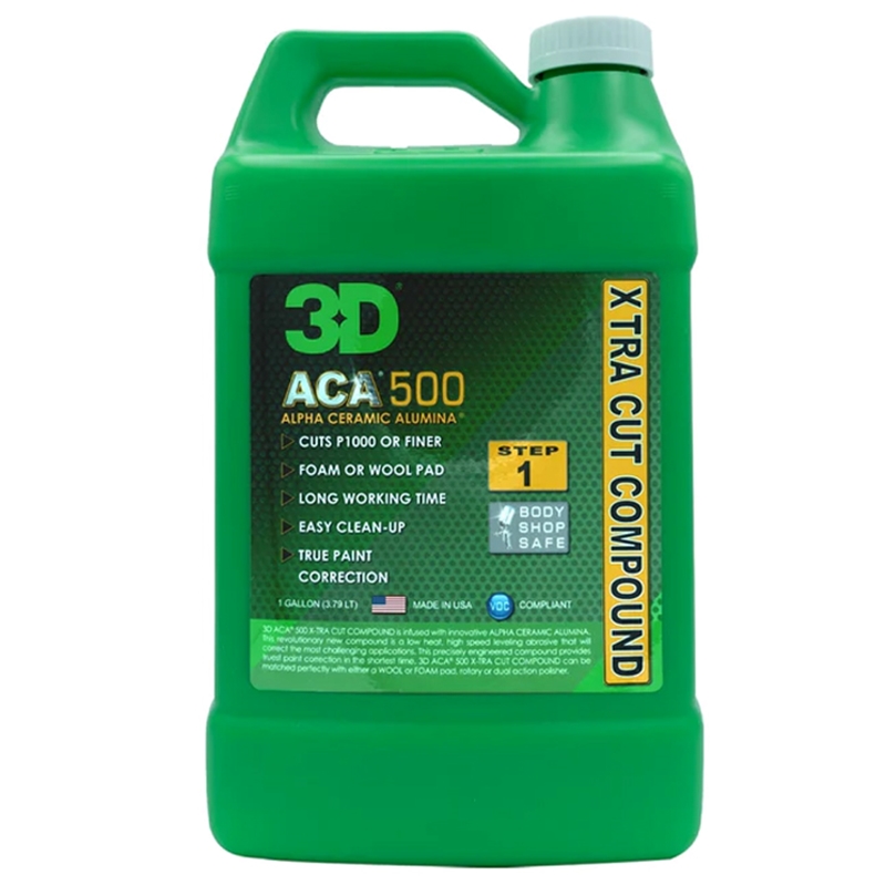 3D Aca X-Tra Cut Compound Gallon. - 500G01