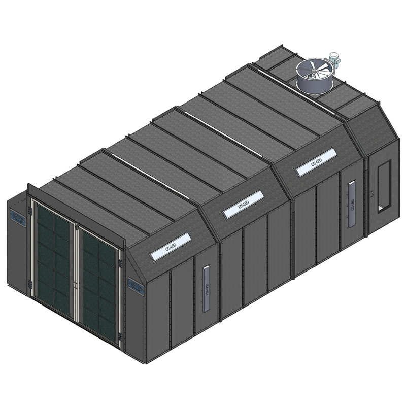 Cross Flow Automotive Paint Booth - USA