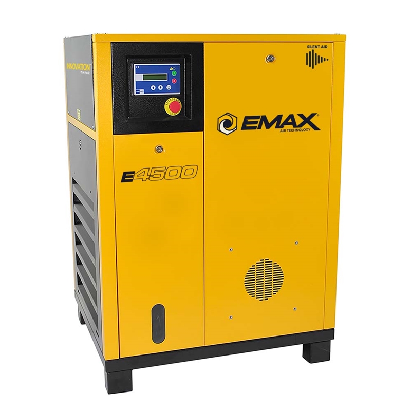 EMAX E4500 Series – 15 HP Rotary Screw Air Compressor, 3 Phase, Variable Speed - ERV0150003