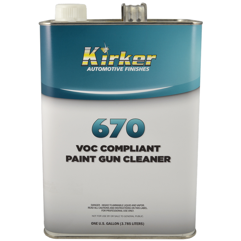 Kirker VOC Compliant Spray Gun Cleaner Gallon - 670