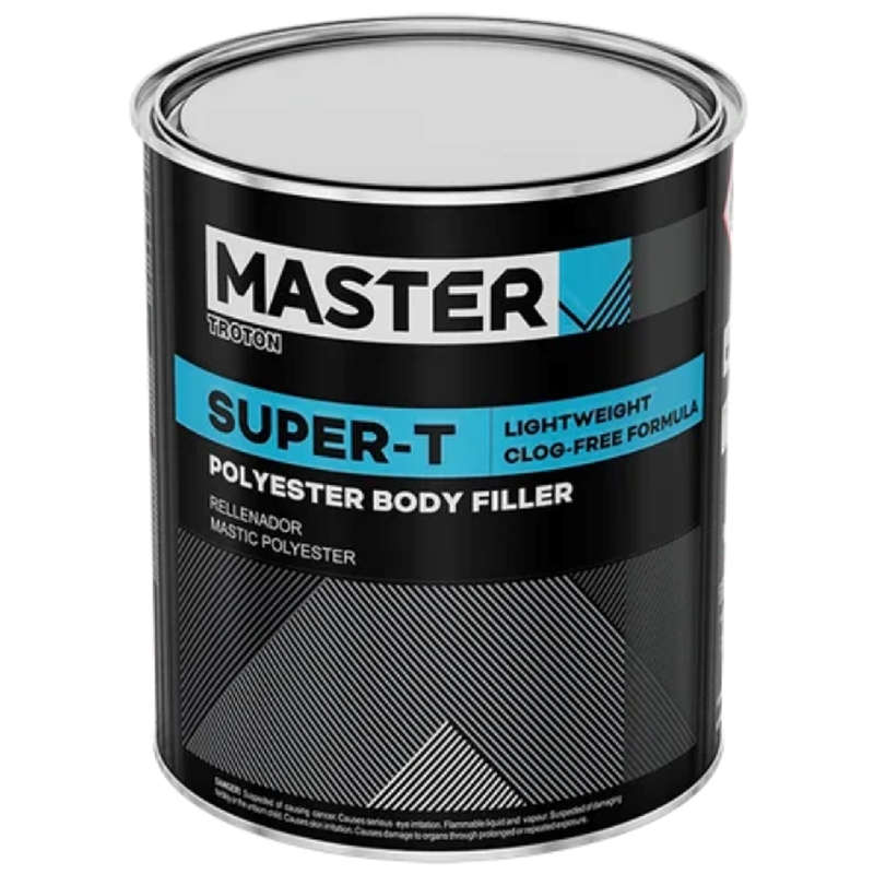 MASTER Super-T Clog-Free Lightweight Body Filler 1 Lt. - 16452