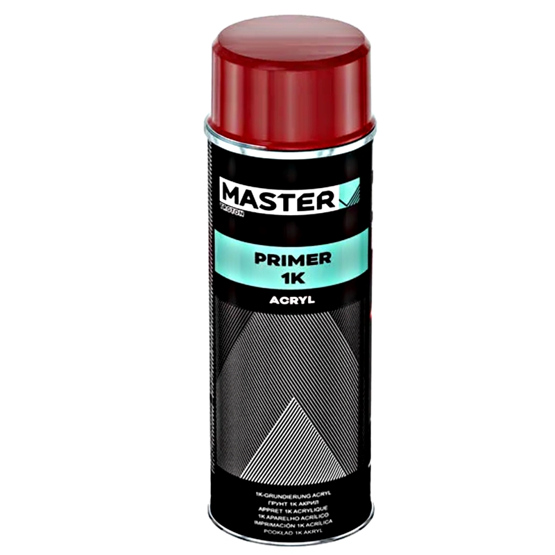 MASTER 1K Acrylic Primer 500Ml Aerosol - Black - 300005104