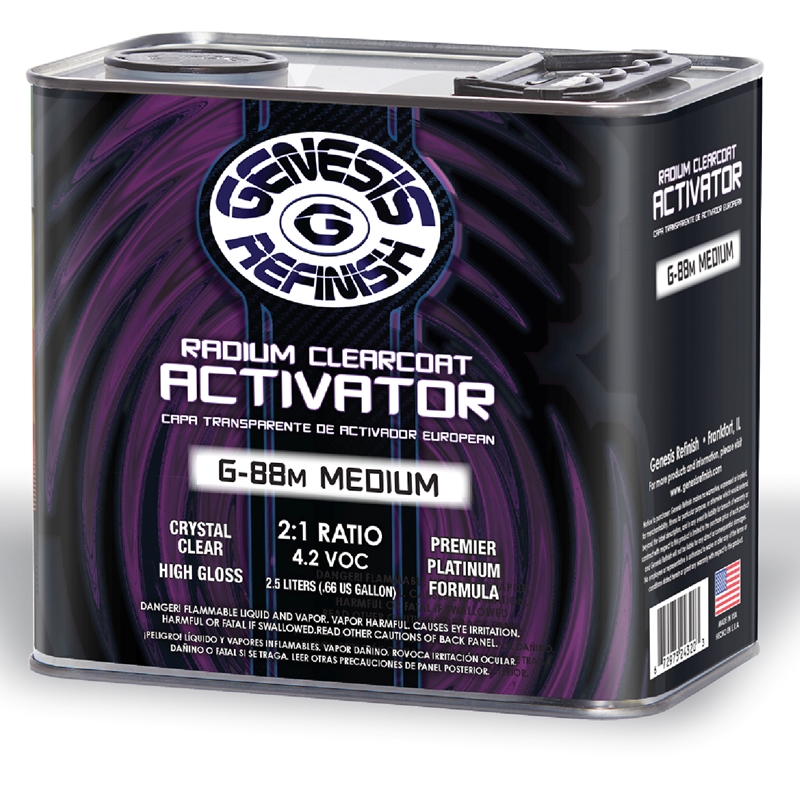 Genesis Refinish Europro High Performance Medium Activator 2.5 Liter - GA-275