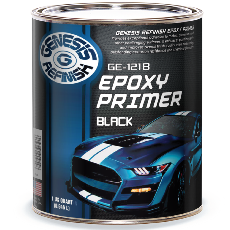 Genesis Refinish High Solids Epoxy Primer/Sealer Black Quart - G-121B-Q