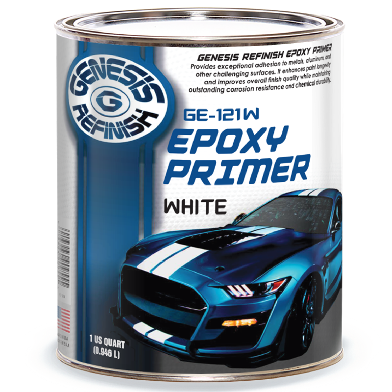 Genesis Refinish High Solids Epoxy Primer/Sealer White Quart - G-121W-Q