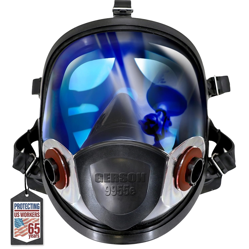 GERSON Silicone Full Face Respirator - 9955