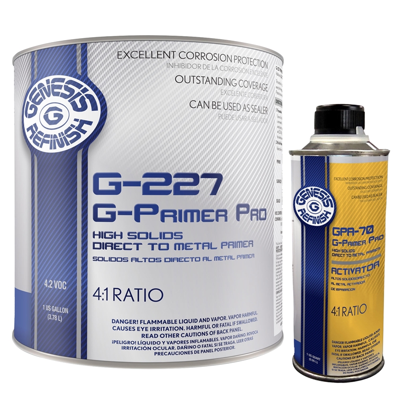 Genesis Refinish G-Primer Pro Grey Gallon - G-227-PRIMER-GRAY