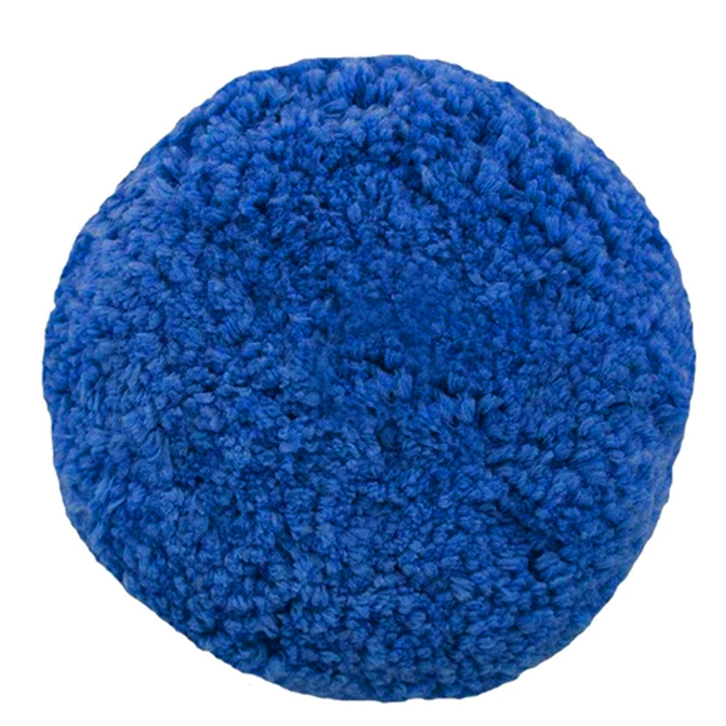 Genesis Refinish Premium Blue 8" Wool Pad Velcro (1 Pad) - GR-175B