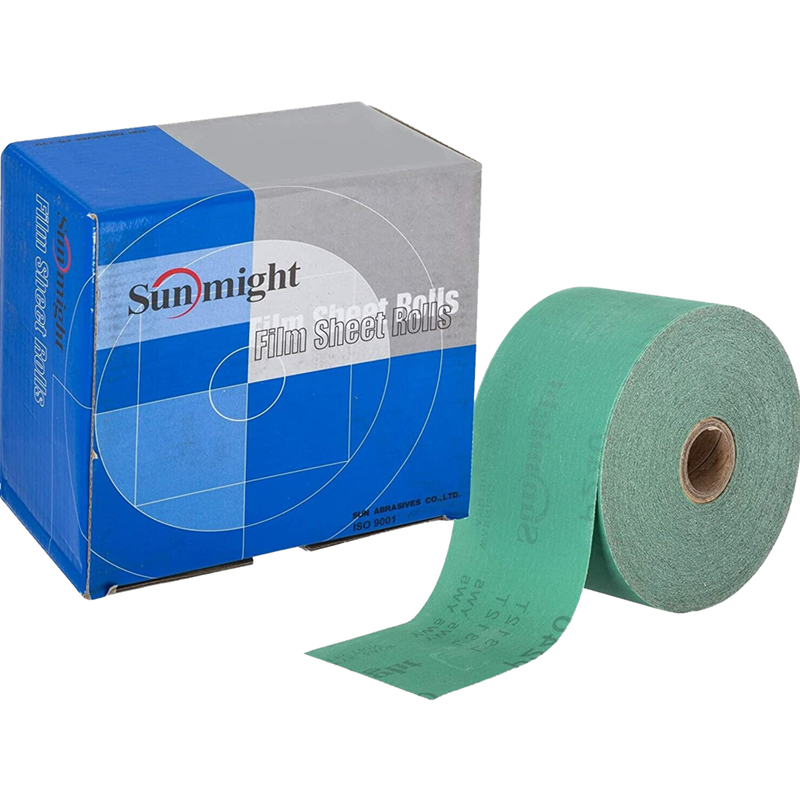 Sunmight 2-3/4" X 45 Yds 120 Grit PSA Sheet Rolls - 22108