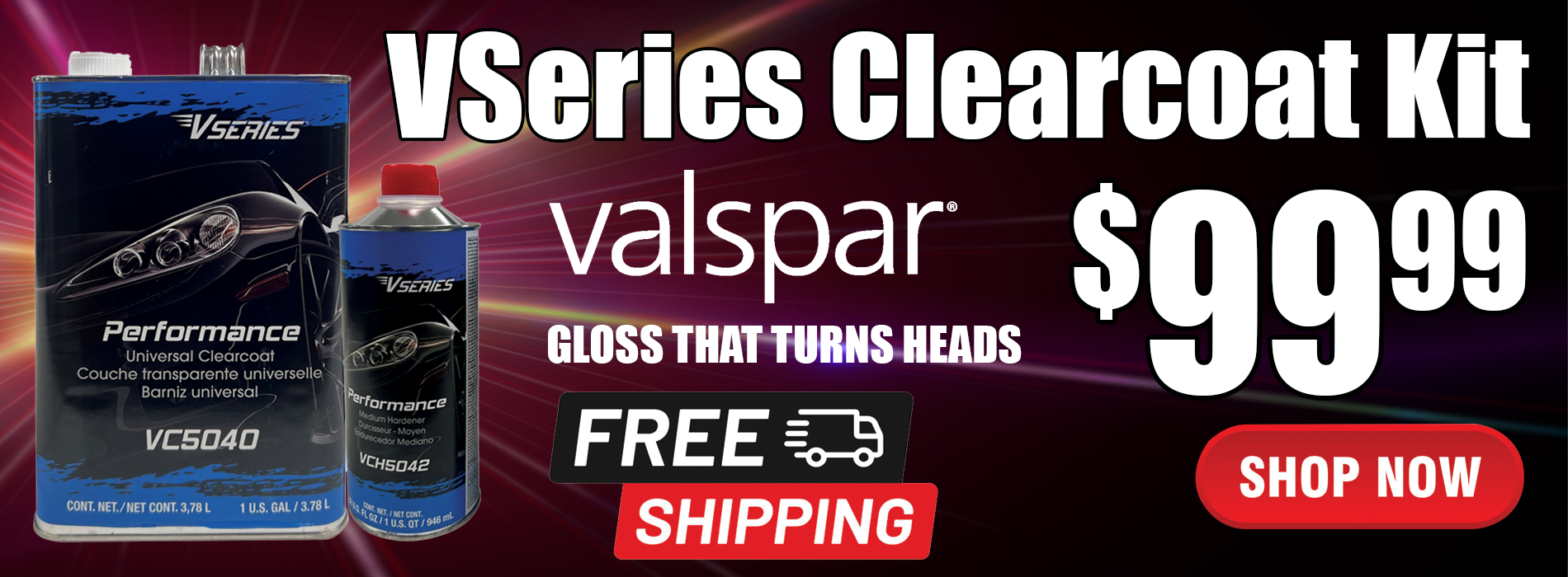 Valspar V5040 Clearcoat Kit